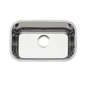 Cuba de Embutir Lavínia em Aço Inox Alto Brilho 47x30 cm
