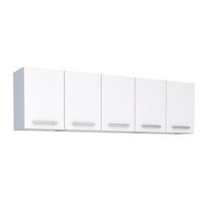 Armário Aço Aéreo Venus Flat 2,00 Metros Branco