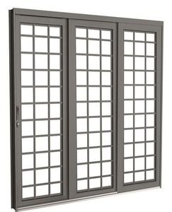 Porta de Correr Lateral CRV Romana 3 Folhas 2,00x2,15m R14 Direita