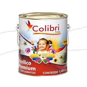 Tinta Acrílica Premium Fosco Exterior e Interior 3,6 Litros Branco