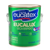 Esmalte Premium Eucalux Seca Rápido Branco Fosco 3,6L