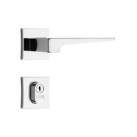Fechadura Classic 55mm 3200 Roseta Quadrada Externa Cromado - Stam