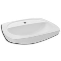 Lavatório de Banheiro Thema Plus 52x42cm Branco - Incepa