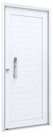Porta Lambrill de Giro Alumínio Branco 2,15x0,95m Lado Esquerdo Linha Eccellente - Lucasa