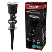 Espeto Led Hummer Preto 5W 3000K A Prova DÁgua - Avant Espeto Led Hummer Preto 5W 3000K A Prova DÁgua - Avant