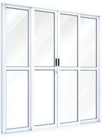 Porta de Correr Alumínio 213 x 200cm Linha Riobras Aluminio - Riobras