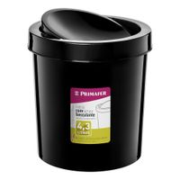 Lixeira Plástica Basculante Multiuso de 4,3L Preta - Atlas