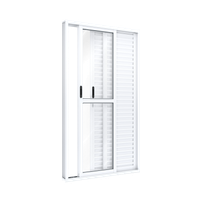 Porta Balcão de Correr Alumínio Branco 213 x 120cm Lado Esquerdo - Riobras