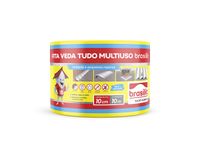 Fita Veda Tudo 10cm x 10m Sleeve Alumizada - Brasilit