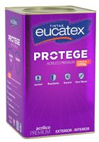 Tinta Eucatex Protege Acrílico Premium Fosco Marfim 18L