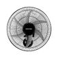 VENTILADOR PAR.50CM STEEL 6P 200W BIV.