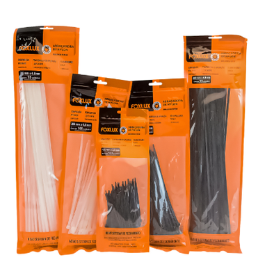 Abraçadeira De Nylon De 40cmX4,8mm C/ 100 Unidades Preto