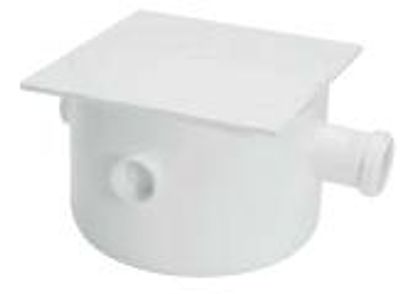 Caixa De Gordura Quadrada Em Pvc 25x23x7,5cm