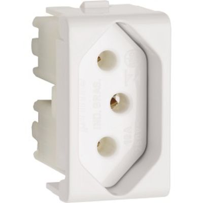 Módulo Lunare Decor Para Tomada 10a Branco