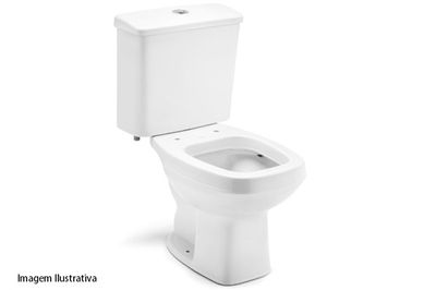Bacia Com Caixa Acoplada City Branca Celite