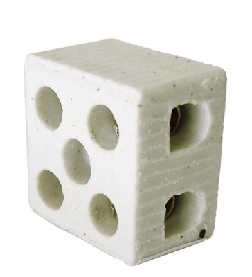 Conector P/ Chuveiro Porcelana 2 Polos