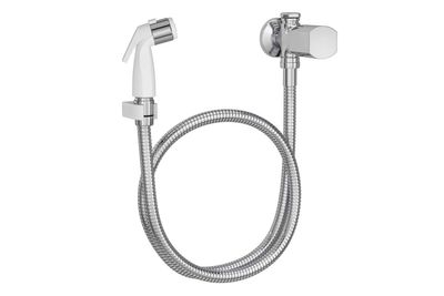 Ducha Higiênica c/ Derivação Liv Branca e Cromada Ducha Higiênica c/ Derivação Liv Branca e Cromada