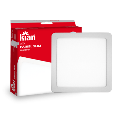 Painel Led de Sobrepor 22x22cm 18W 6000K
