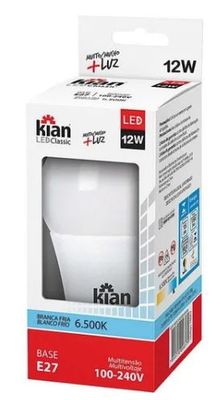 Lâmpada De Led Bulbo 12w 6000k