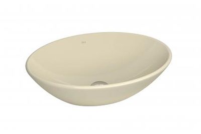 Cuba de Apoio Oval 50x37cm Creme Cuba de Apoio Oval 50x37cm Creme