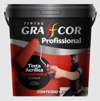 Tinta Fosca Graffcor Branco Neve 18 Litros