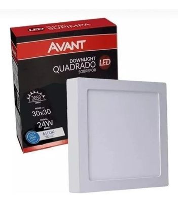 Painel Led De Sobrepor 30x30cm 6500k 24w