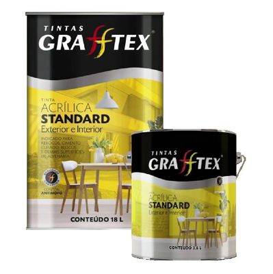 Tinta Grafftex Standard Semibrilho N.05 Branco Tinta Grafftex Standard Semibrilho N.05 Branco