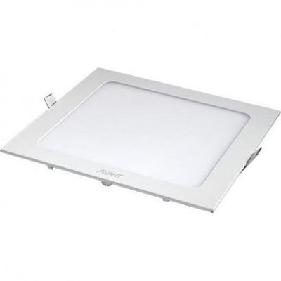 Painel Led De Embutir 22x22cm 18w 6500k