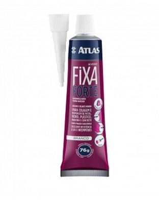 Cola Silicone Fixa Forte 76g Atlas