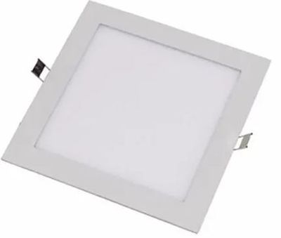 Painel Led De Embutir 17x17cm 12w 6500k