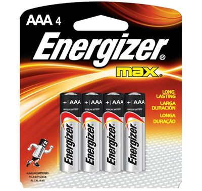Pilha Energizer Palito AAA4 (Pacote Com 4 Und)