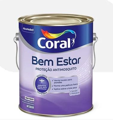 Verniz Proteção Antimosquito Bem-Estar Coral 3,6 Litros