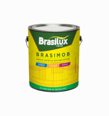 Esmalte Alto Brilho Brasimob Marrom Conhaque 3,6 Litros