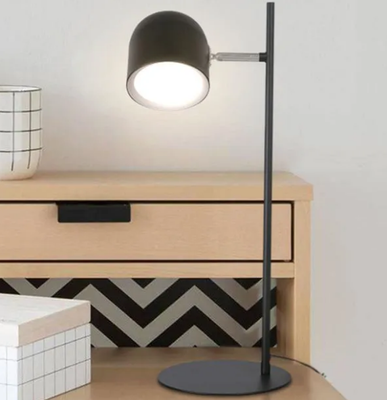 Abajur Mesa Led Metal Touch Preto 8w 3 Temperaturas De Cor