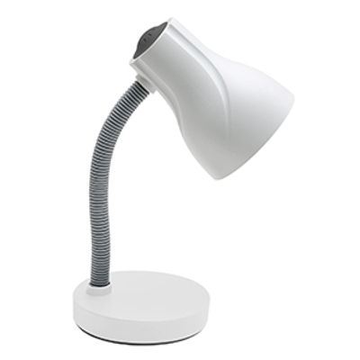 Abajur Mesa Spiralle Branco Com Cinza 1xe-27