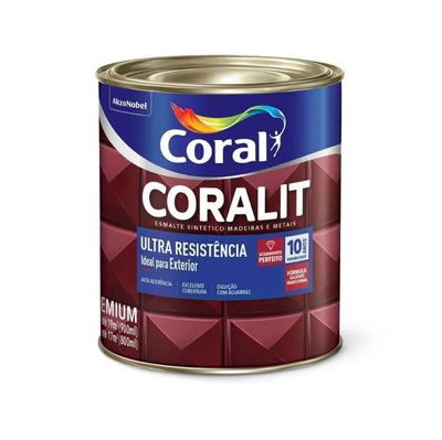 Esmalte Alto Brilho Coralit Verde Folha 900ml Esmalte Alto Brilho Coralit Verde Folha 900ml
