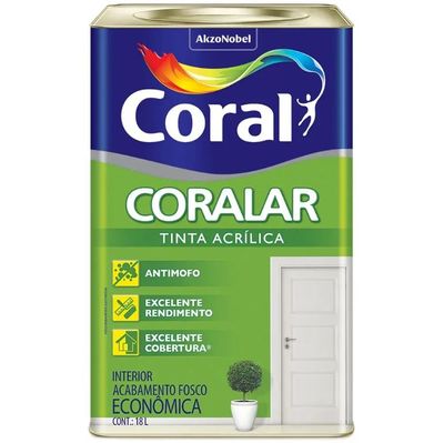 Tinta Coralar Branco Gelo 18 Litros