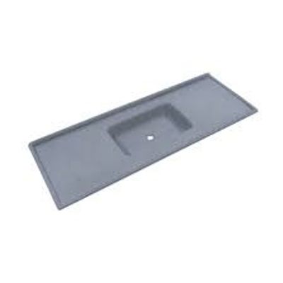 Pia em Fibra 120x50cm Cinza