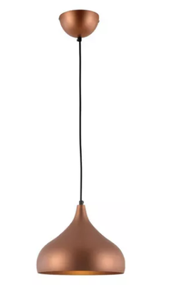Pendente Cupula RPX Cobre 30cm 1xE-27