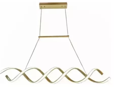 Pendente Led Then Dourado 4000K 45W