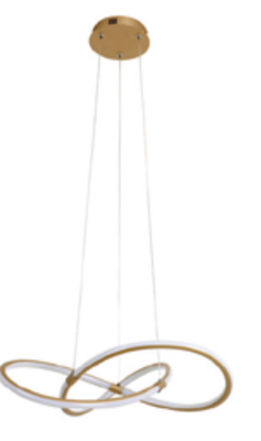 Pendente Led Argo Dourado 4000K 40W