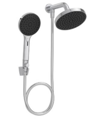 Chuveiro Redondo de Parede c/ Desviador e Ducha Manual Flex Chuveiro Redondo de Parede c/ Desviador e Ducha Manual Flex