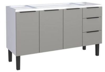 Gabinete para Pia Júpiter 120cm Cinza
