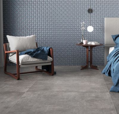 Porcelanato Acetinado Sampa Cimento 90x90cm