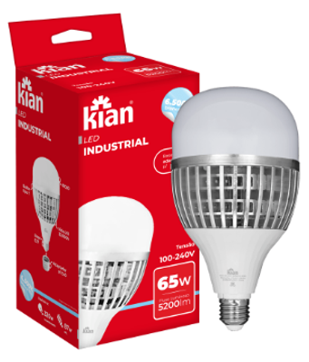 Lâmpada de Led Super Bulbo 65W 6500K E-27/E-40