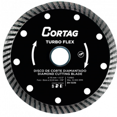 Disco Diamantado p/ Lixadeira Para Porcelanatos 115mm