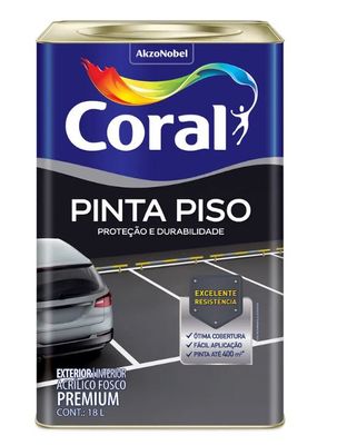 Tinta Piso Fosca Amarelo Demarcação 18LT Tinta Piso Fosca Amarelo Demarcação 18LT