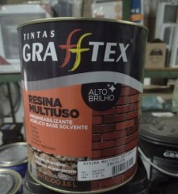 Resina Alto Brilho Incolor Base Solvente 3.6LT