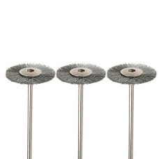 Escova Pm De Aco Prateado (3 Pcs) - Odonto Mega