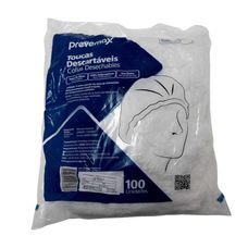 TOUCA DESCARTÁVEL PREVEMAX BRANCA (100 PCS)
